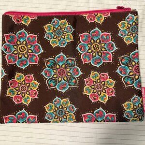 Simply Southern Makeup Carry All Zippered Pouch Mandala Style